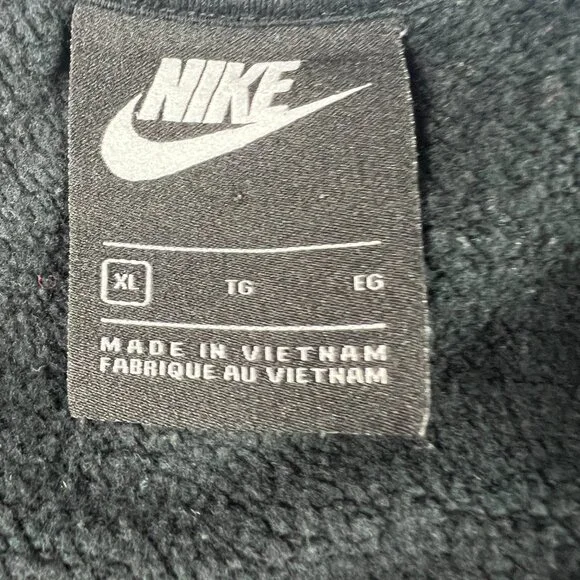 NIKE Michigan Wolverines 2021 Water Polo Sweatshirt Extra Large Black Crewneck - Picture 7 of 14